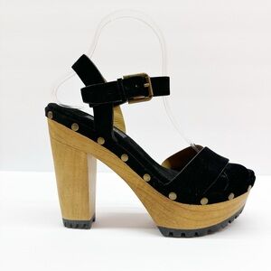POLO RALPH LAUREN LACIE PLATFORM SANDAL HEEL